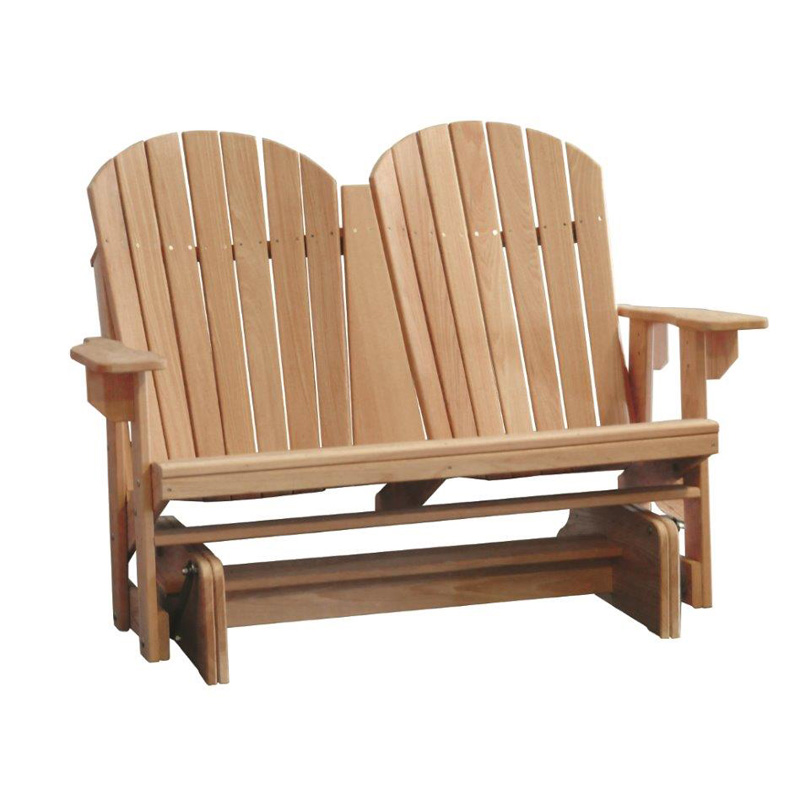 Double Adirondack Glider  Furniture Made in USA Builder87