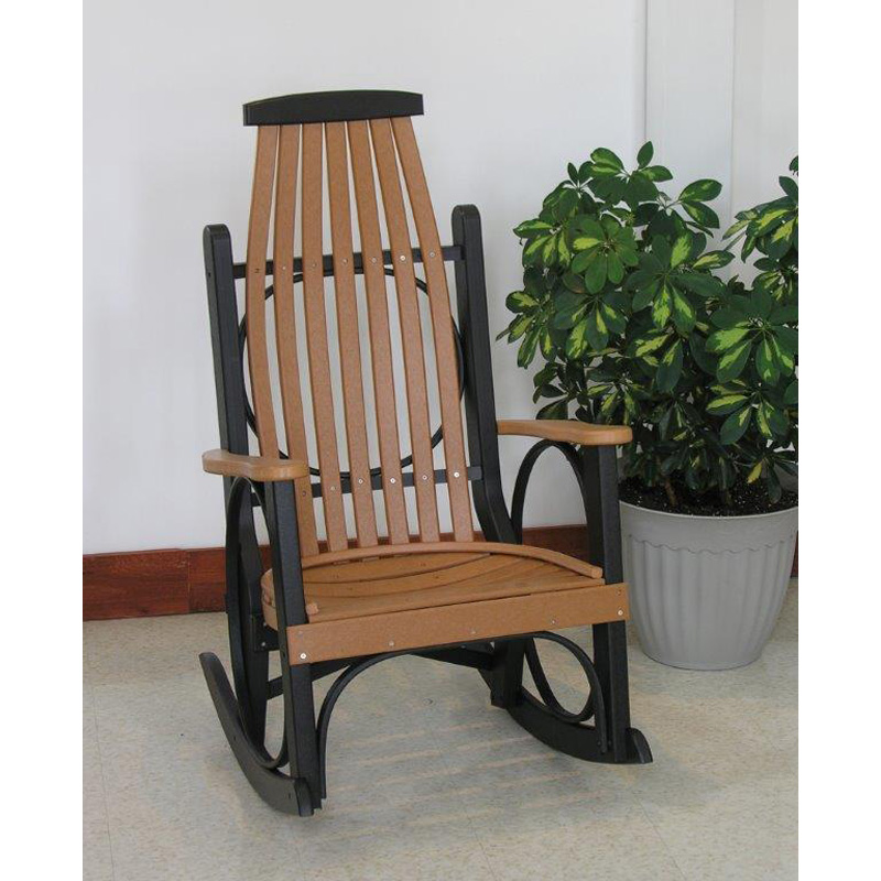 Rocker Cedar and Black  Furniture Made in USA Builder87