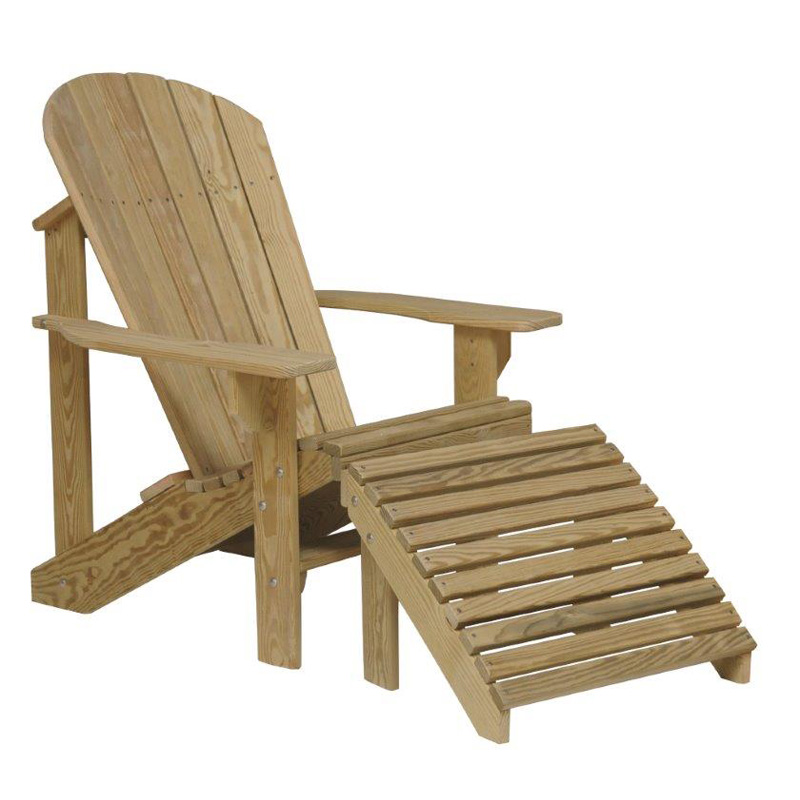 Adirondack Chair and Foot rest  Furniture Made in USA Builder87