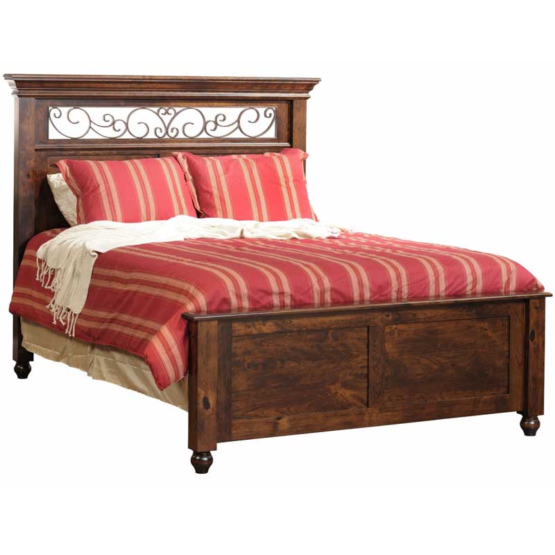 Wrought Iron Queen Bed 3X-4166 Canal Dover