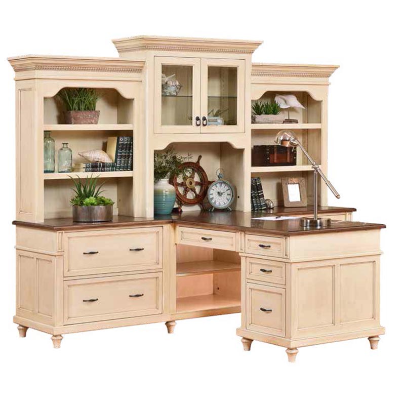 Partners Desk and 3 Piece Hutch 921/917 Dutch Creek