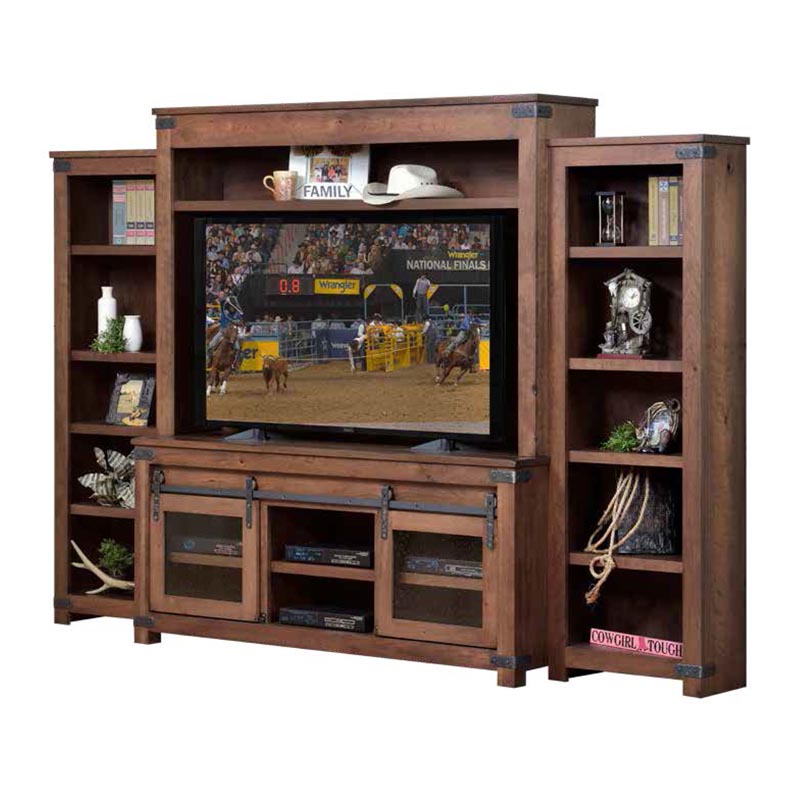 Entertainment with Side Bookcases 756 Dutch Creek