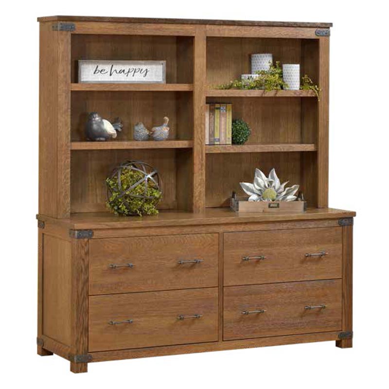 Double Lateral File and Bookshelf 709/715 Dutch Creek