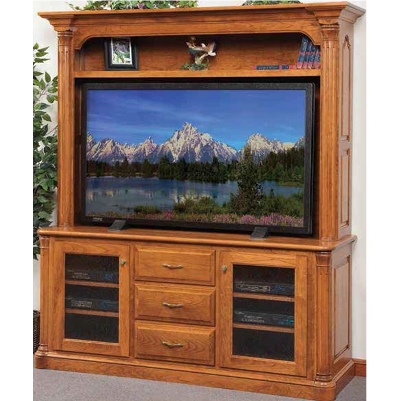 TV Stand and Hutch 653-30/662 Dutch Creek