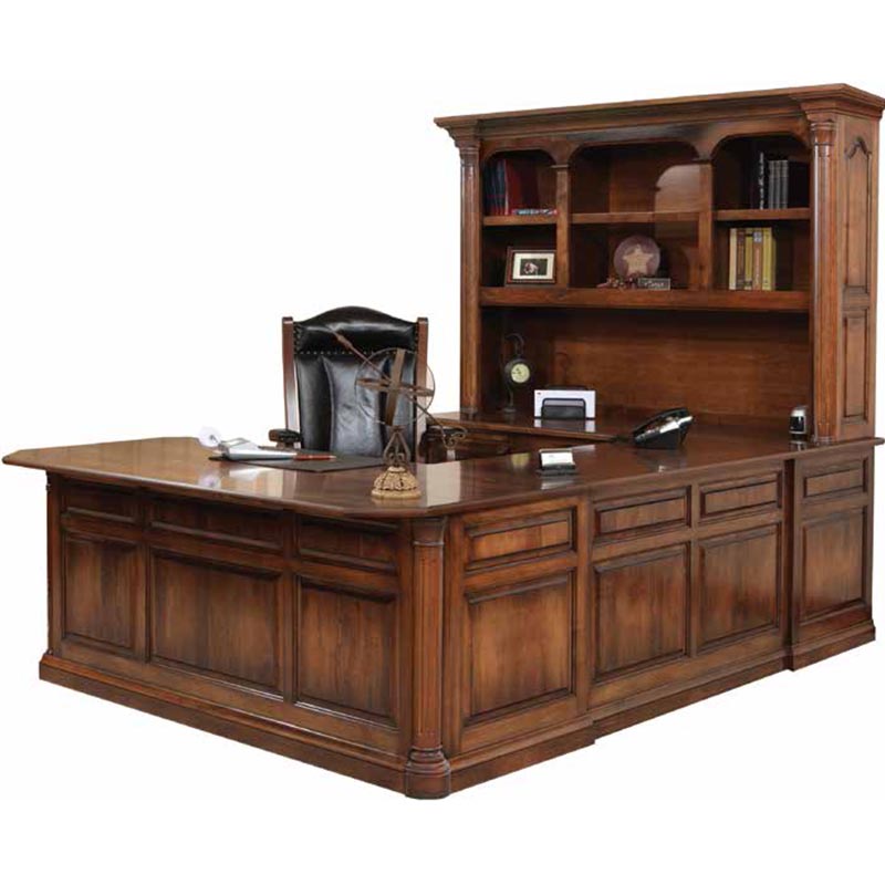 U Shape Desk and Hutch 622/612 Dutch Creek