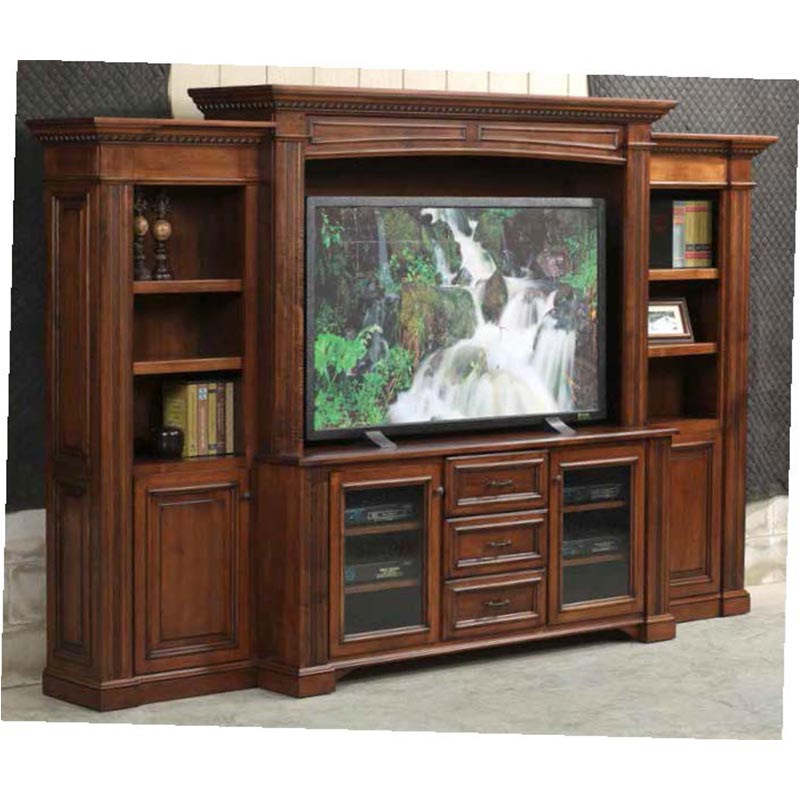 Entertainment with Side Bookcases 556 Dutch Creek