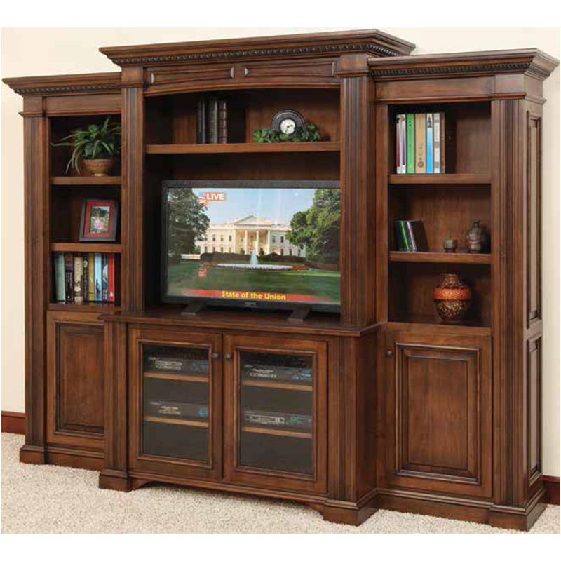 48 inch Entertainment with Side Bookcases 555 Dutch Creek