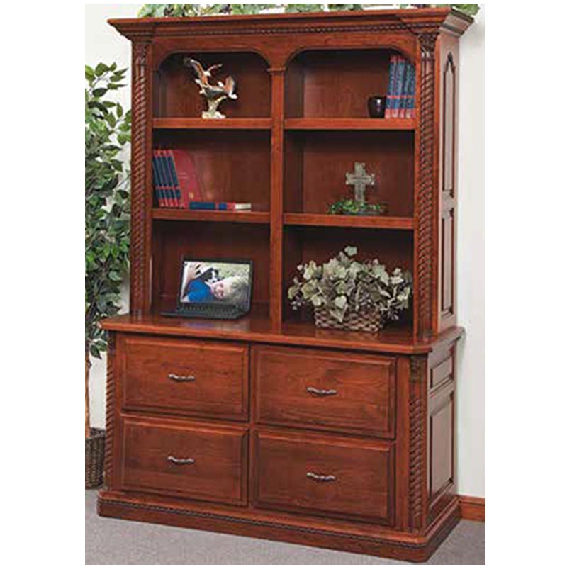 Double Lateral File and Bookshelf LEX-315 Dutch Creek