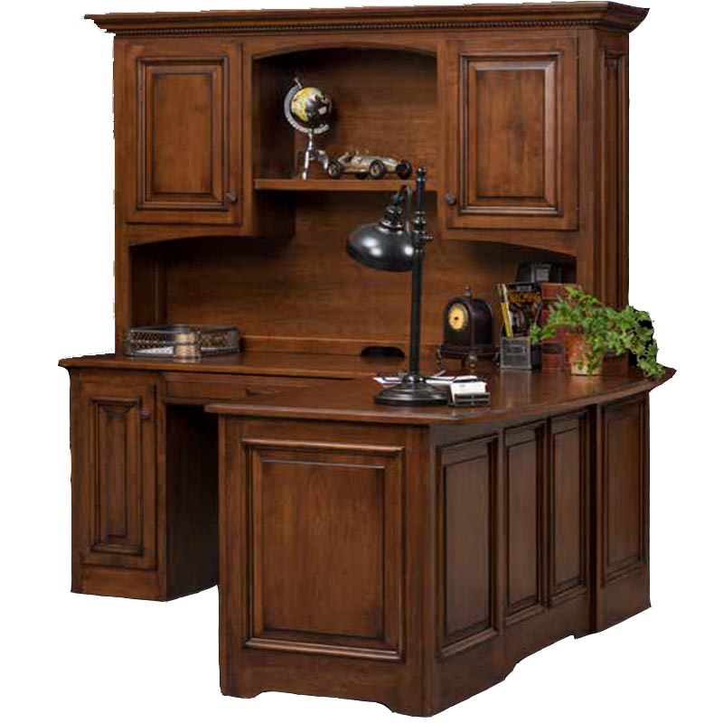 Corner Desk and Hutch LIB-1312 Dutch Creek