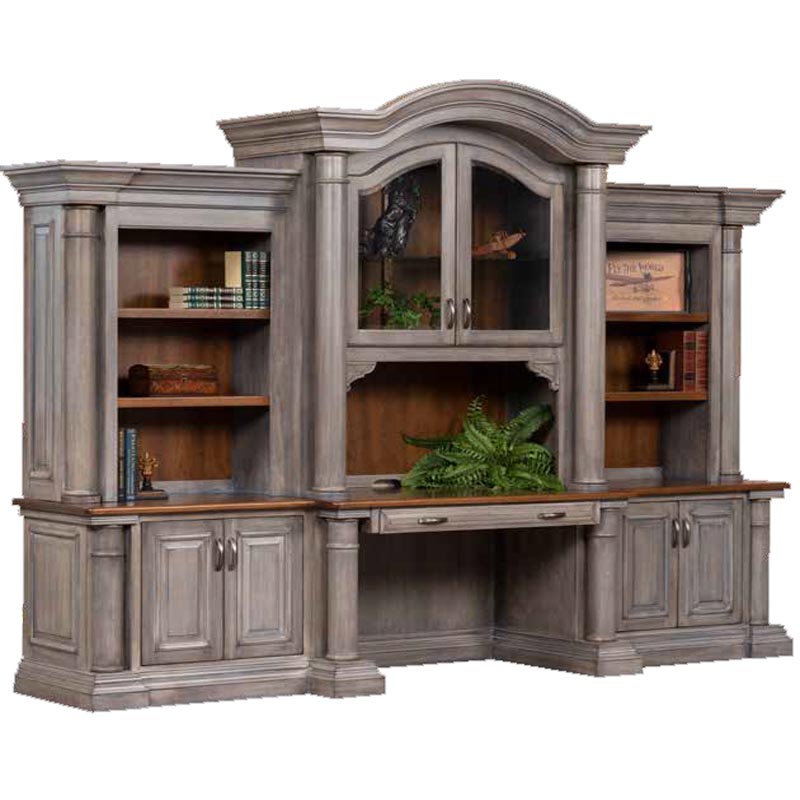 129 inch Base and 3 Piece Hutch PAR-1517 Dutch Creek