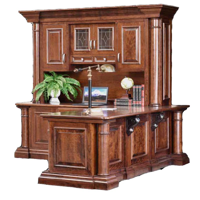 Corner Desk and Hutch PAR-1512 Dutch Creek