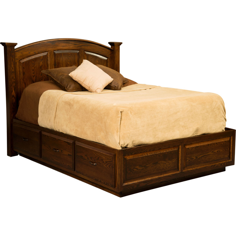 Bed Queen E&S-AMPBQ Furniture Made in USA Builder120nc