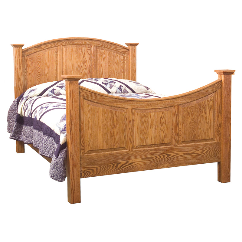 Bed Queen E&S-BHP-Q Furniture Made in USA Builder120nc