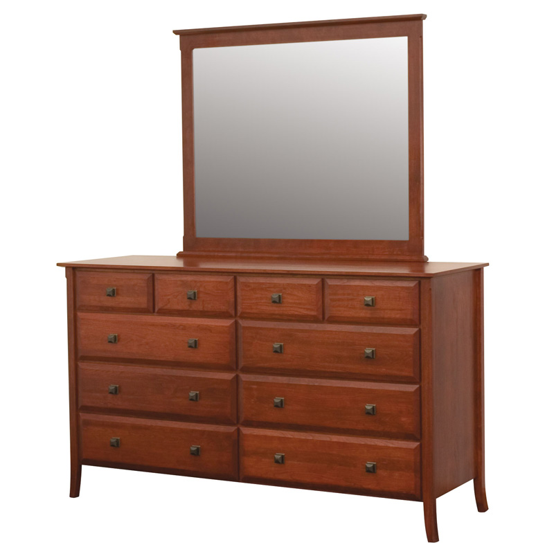 Mirror for 10 drawer Dresser E&S-HV10DM Furniture Made in USA Builder120nc