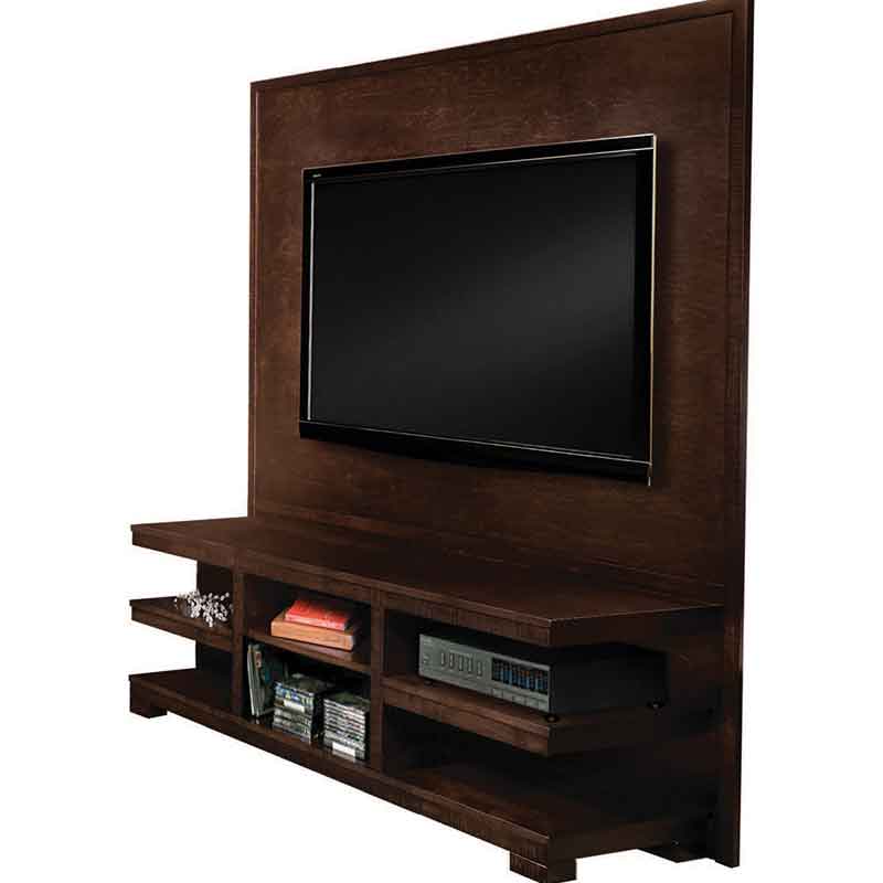 Entertainment Center with High Back 4402 JF Hardwood