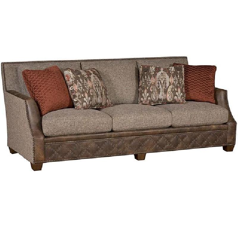 Leather Fabric Sofa 2385-LF King Hickory