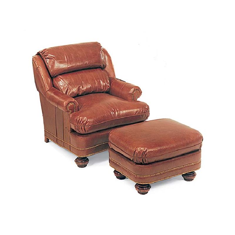 Chair and 1043 Blayne Ottoman 1042 Leathercraft