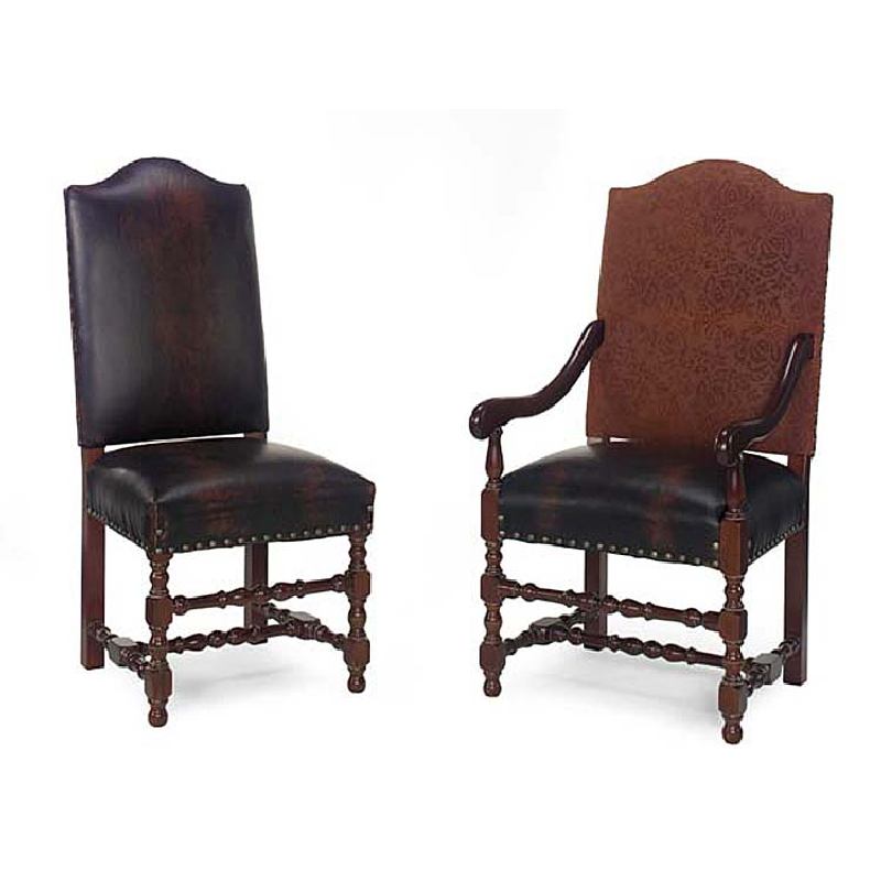 Armless Dining Chair 409-10 Leathercraft
