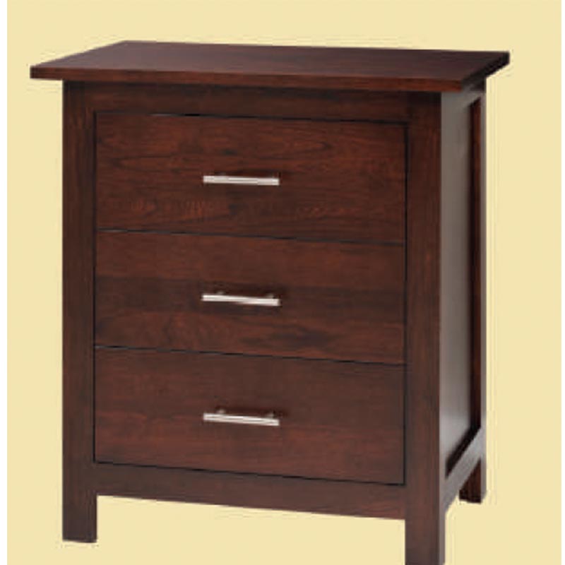 3 Drawer Nightstand MFA526NS Millcraft