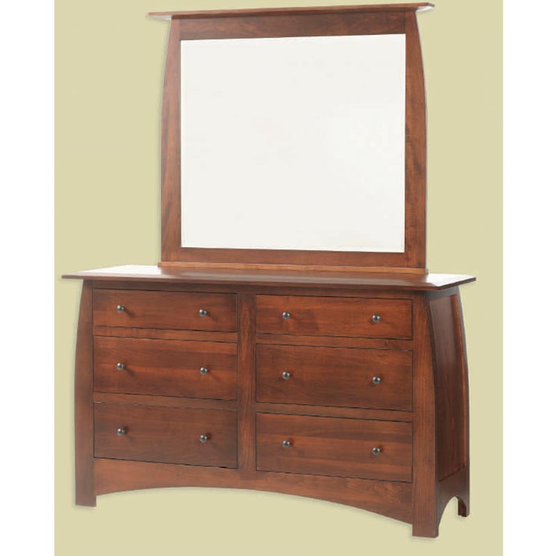 Low Dresser and 1 inch Bevel Mirror MFB564DR-MFB550MR Millcraft