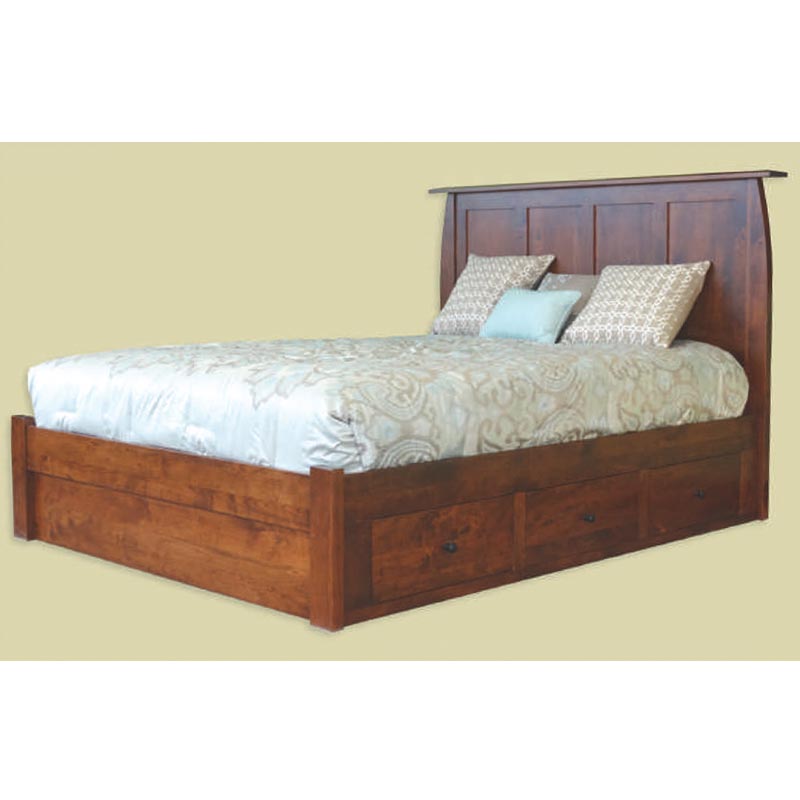 Queen Platform Bed BOB572QN Millcraft