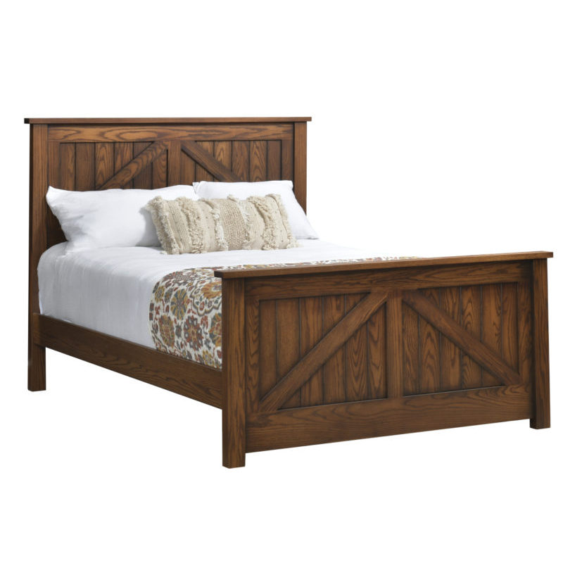 Lodge Panel Bed MLM072QN Millcraft