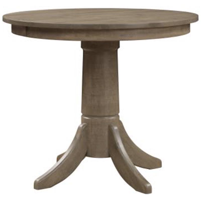54 Solid Top Dining Table MI54-0L-C TrailWay