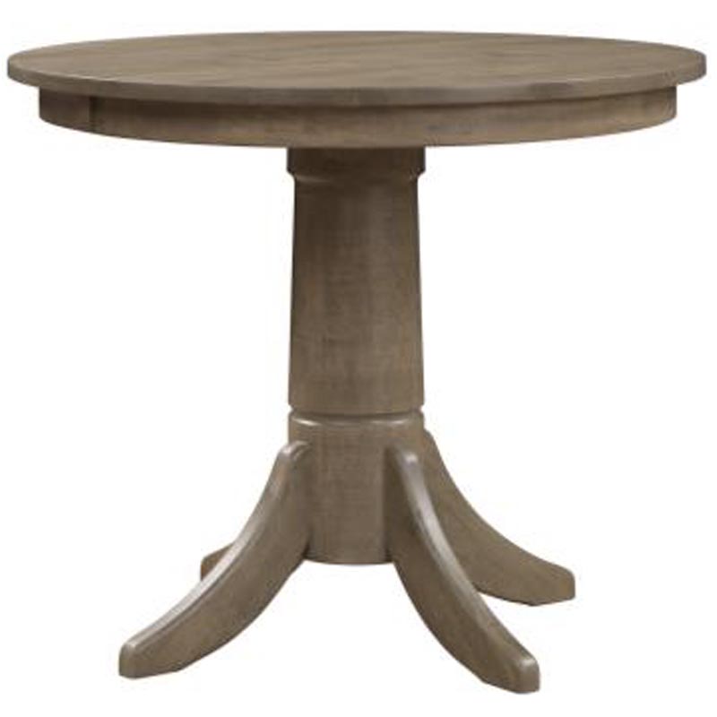 36 Solid Top Dining Table MI36-0L-C TrailWay