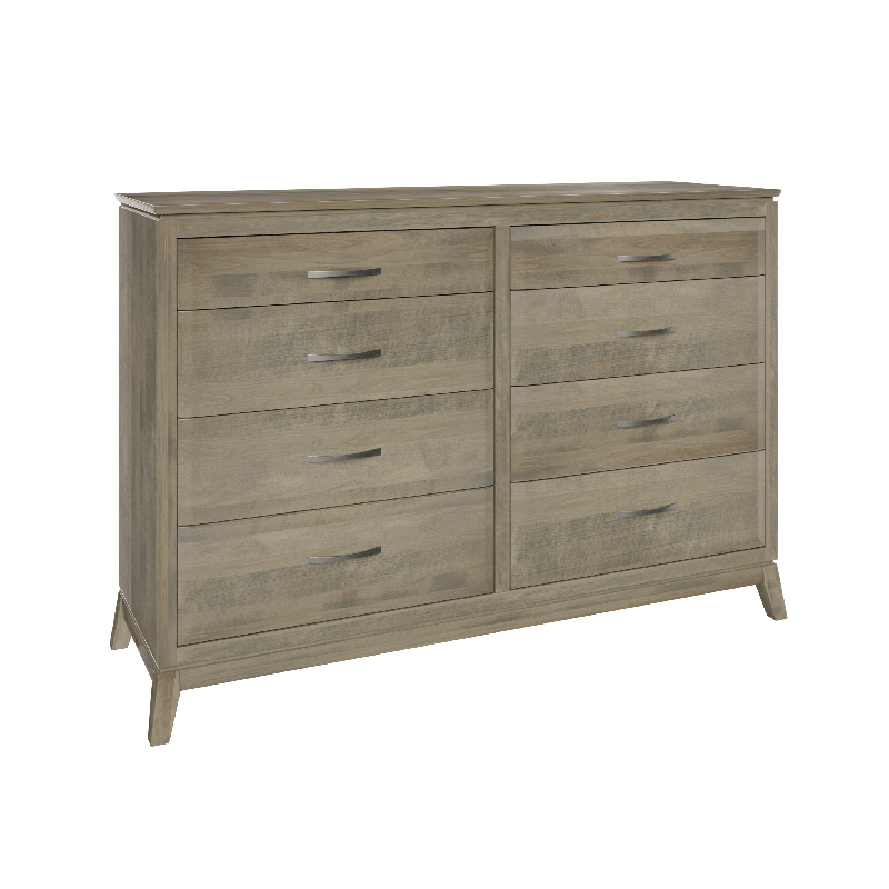 Tall Dresser Brown Maple Driftwood 8602 Troyer Ridge