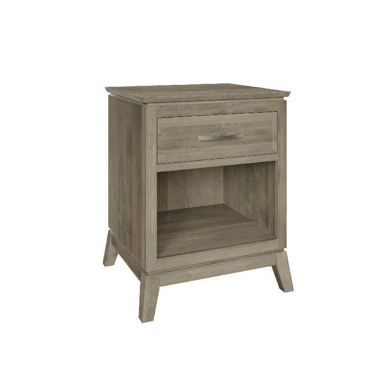 Nightstand Brown Maple Driftwood 8609 Troyer Ridge