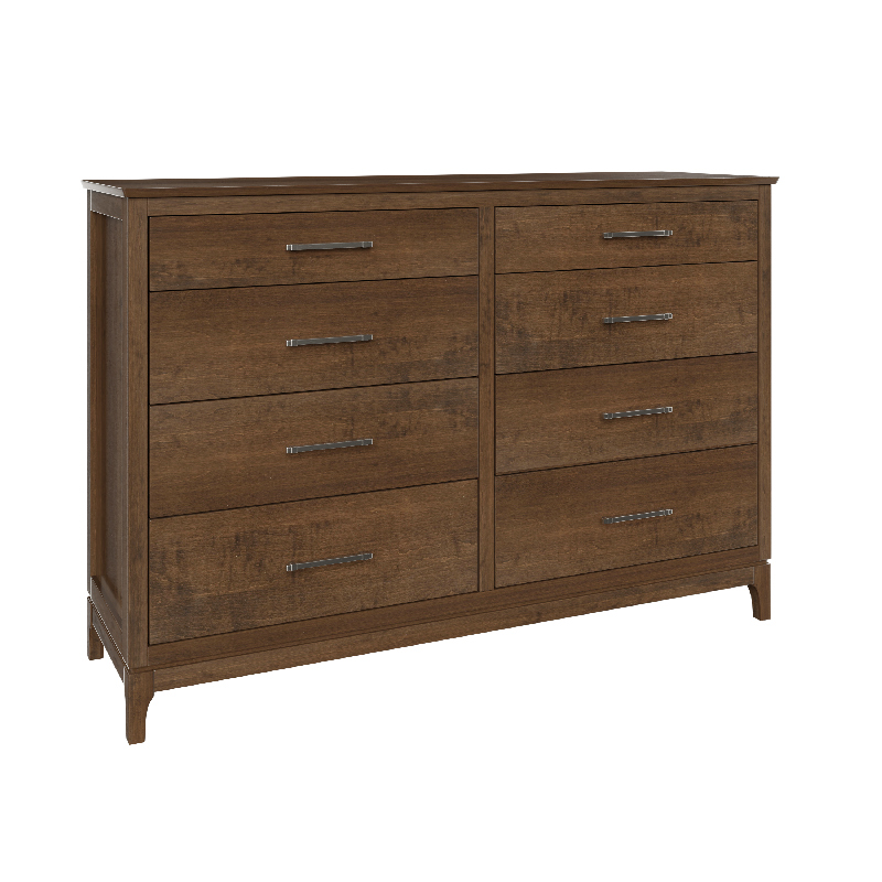 Tall Dresser Back Brown Maple 8802 Troyer Ridge