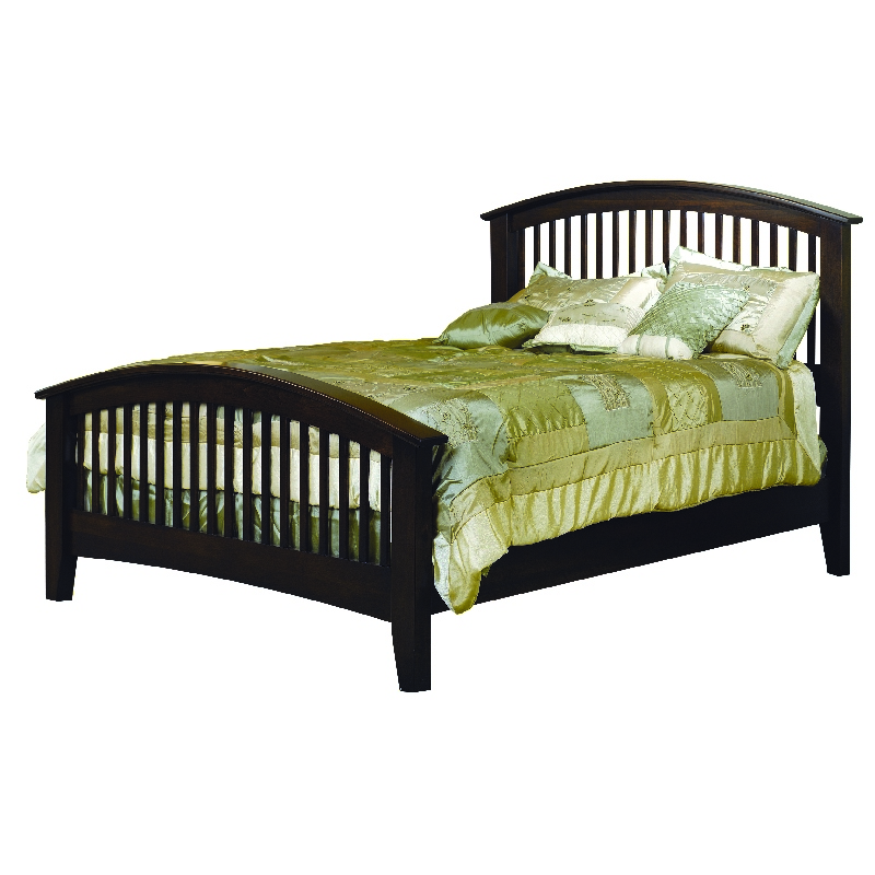 Bed with Arched Footboard  Troyer Ridge