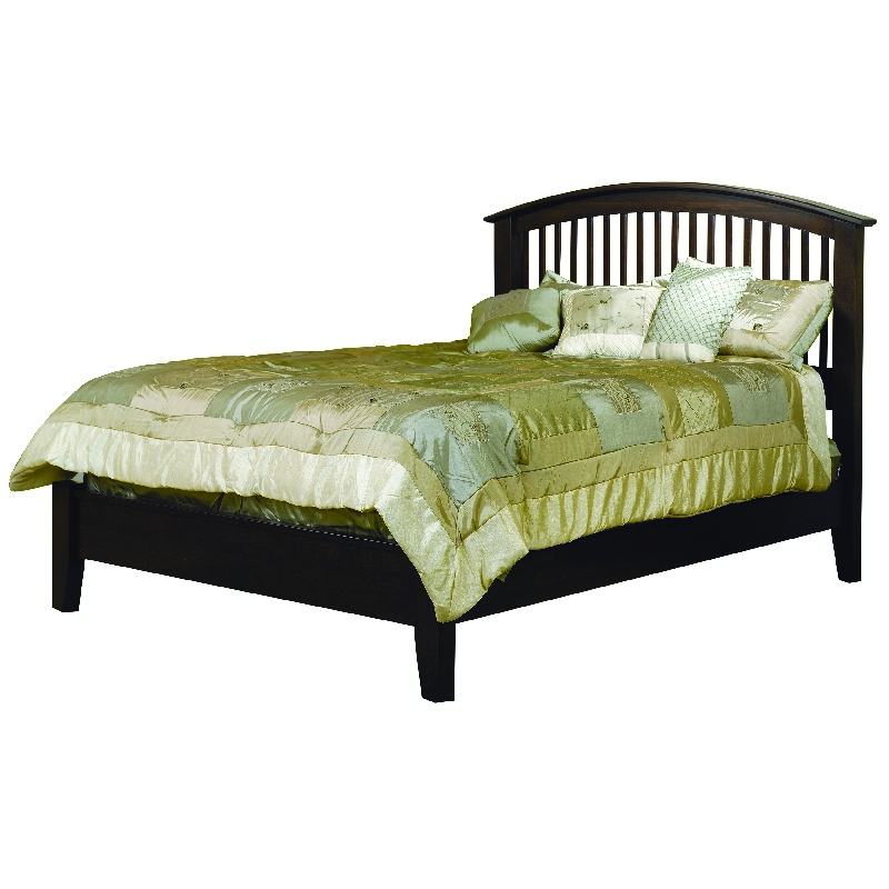 Bed with Low Footboard  Troyer Ridge