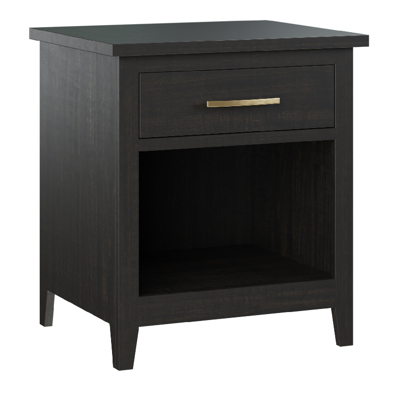 Nightstand Open Brown Maple Urbanna Bronze 8508 Troyer Ridge